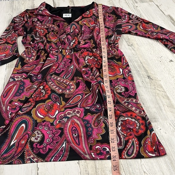 Trina Turk Birch Paisley Print Stretch Jersey Mini Dress Size L NWT - Picture 10 of 10